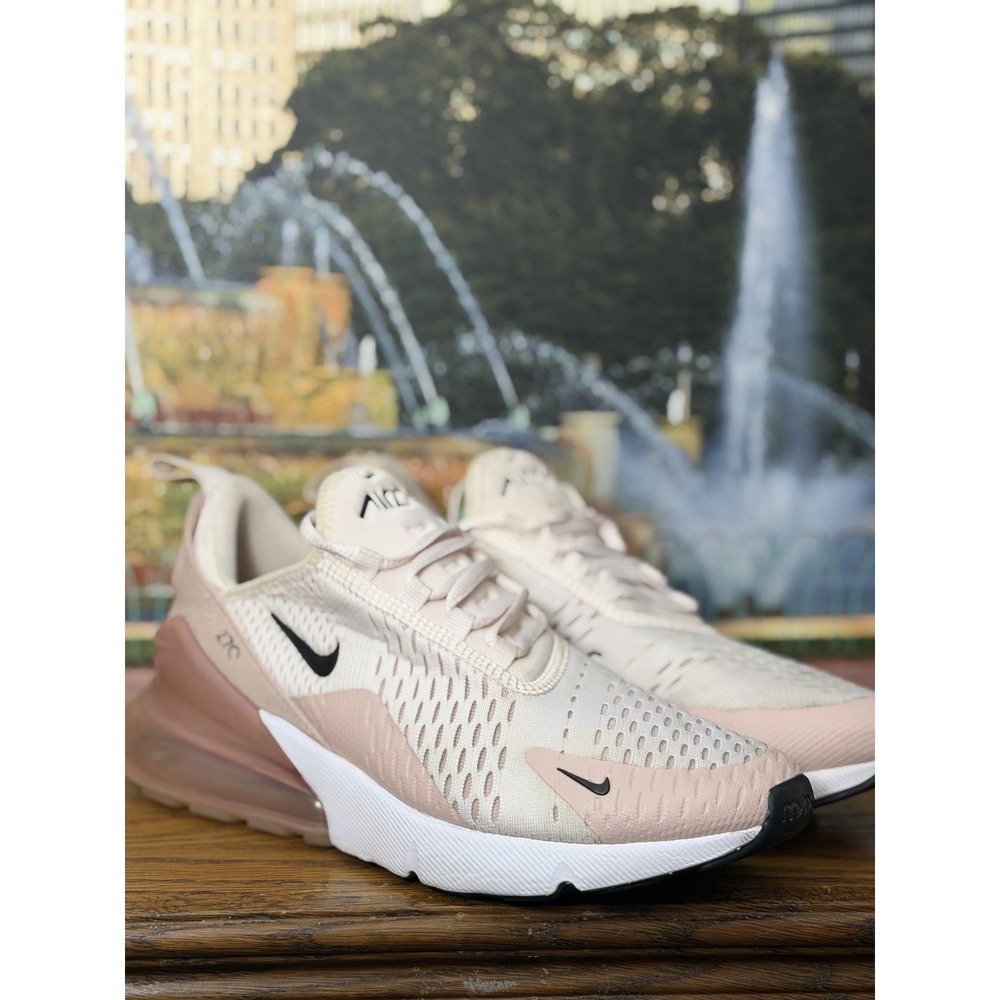 Nike Air Max 270 Shoes Womens Size 8 Pink Mesh Running Sneakers AH6789-604